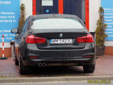Warszawa - nieoznakowane BMW WM 5423G