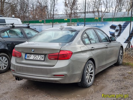 Warszawa - nieoznakowane BMW WF 3572M