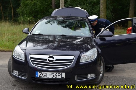 Goleniów nieoznakowany radiowóz Opel Insignia ZGL 56PL